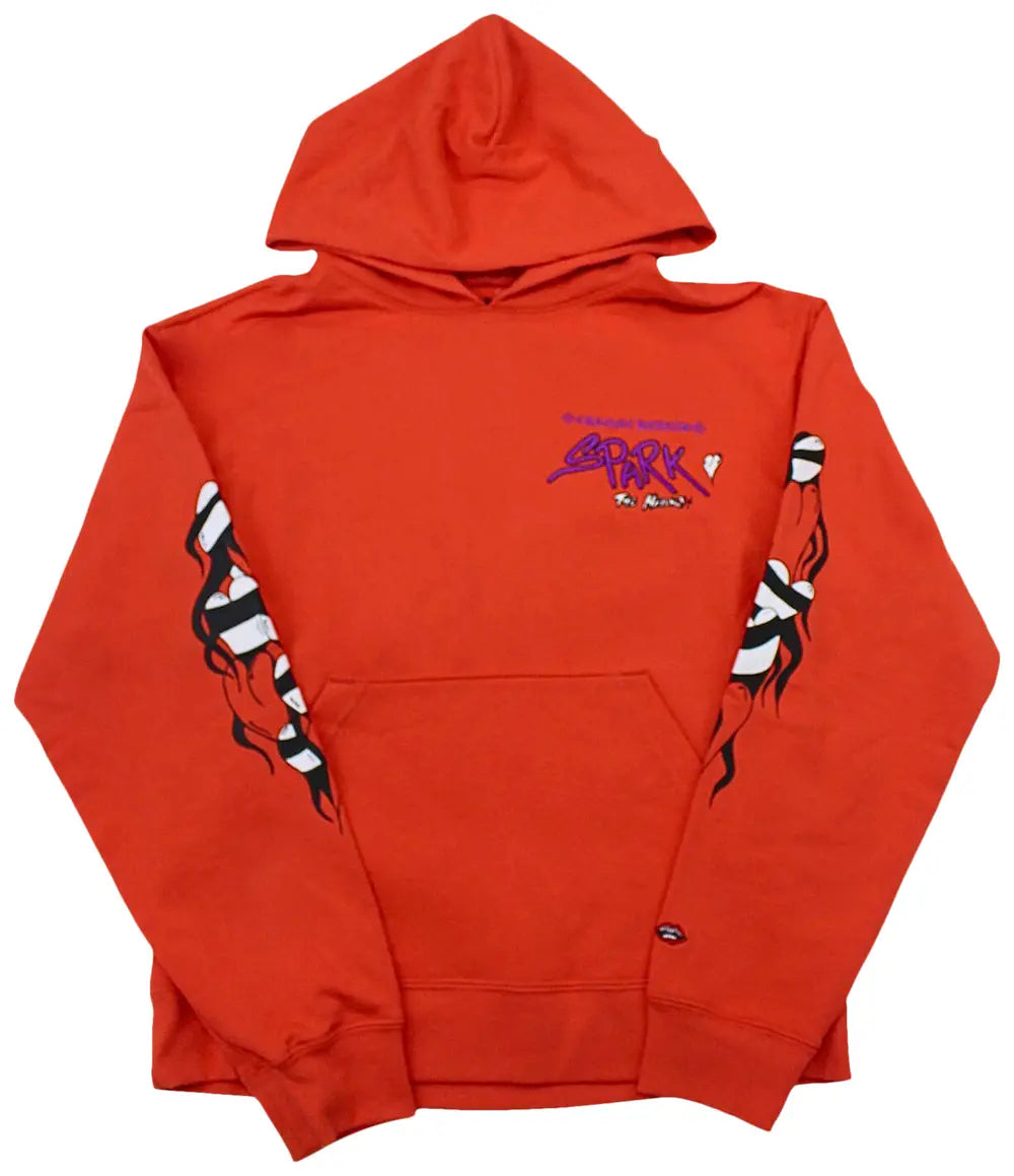Matty Boy Orange Sadistic Lipstick Hoodie