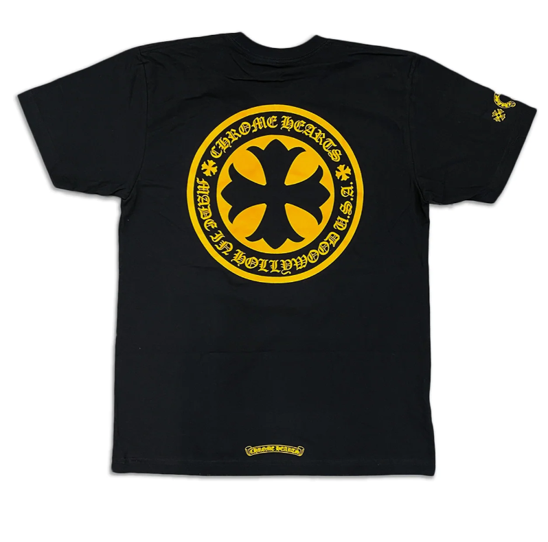 Hollywood Yellow Plus Cross Tee "Black"