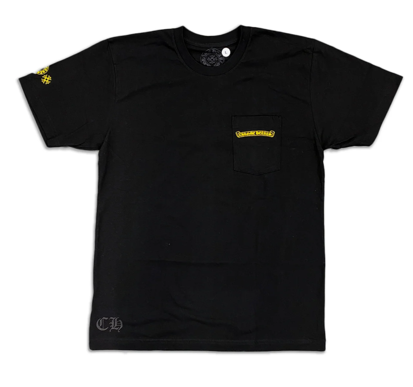 Hollywood Yellow Plus Cross Tee "Black"
