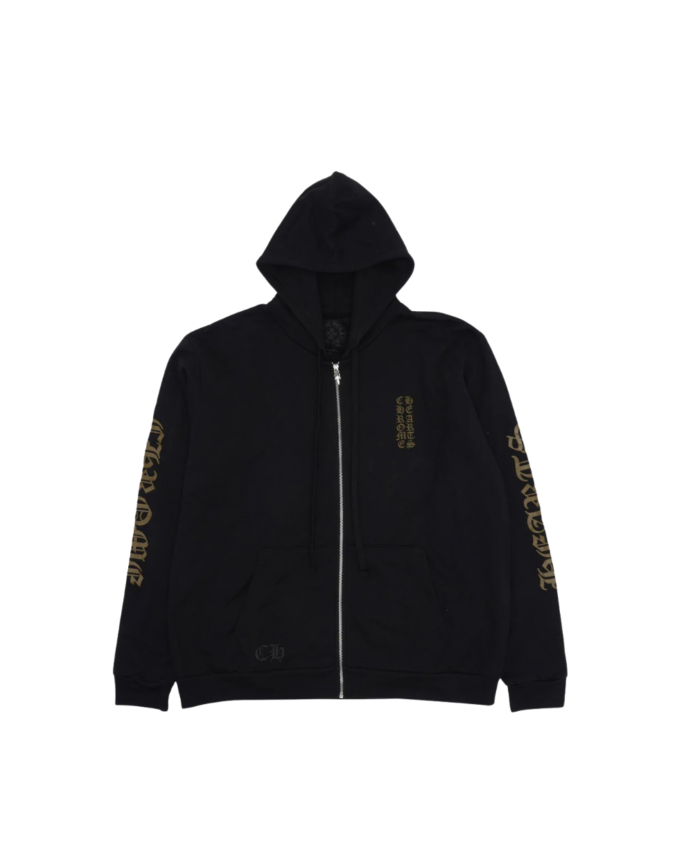 Olive Vertical Logo Zip Up
